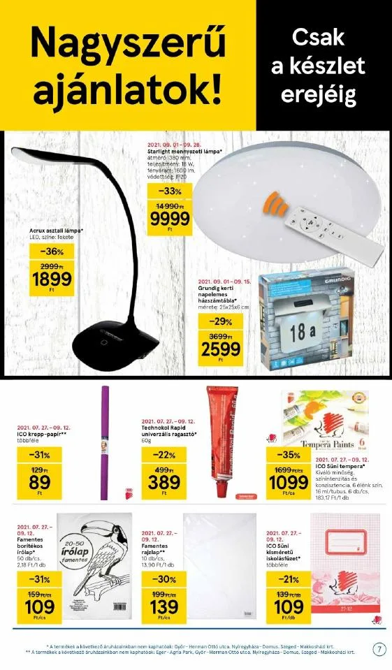 Tesco akciós újság Szupermarket 09.02–09.08 – 7. oldal