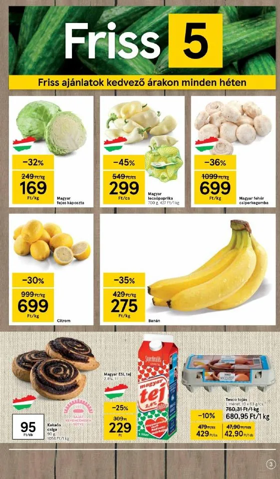 Tesco akciós újság Szupermarket 09.09–09.15 – 3. oldal