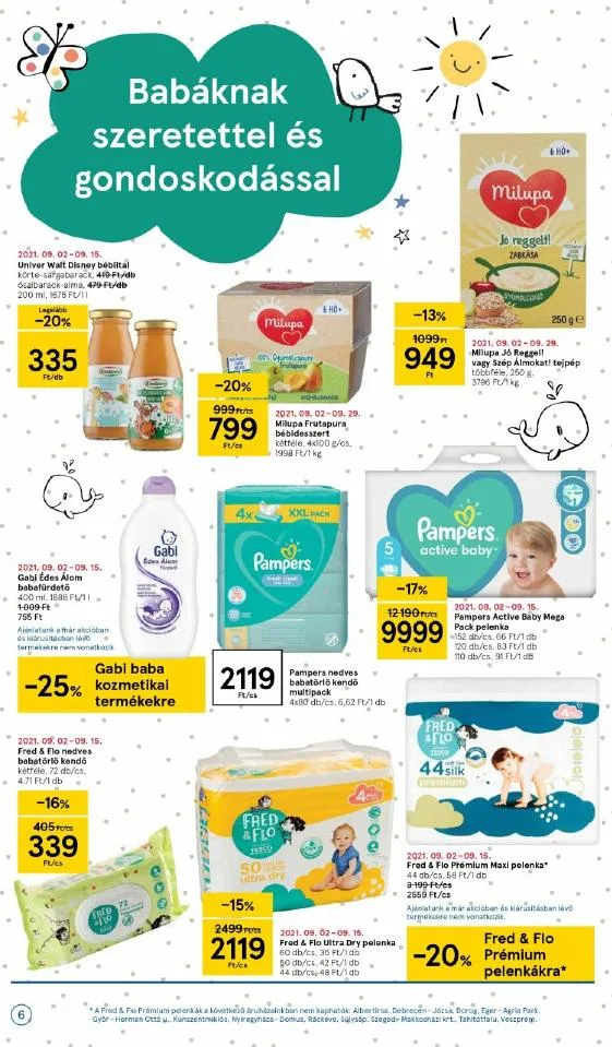 Tesco akciós újság Szupermarket 09.09–09.15 – 6. oldal