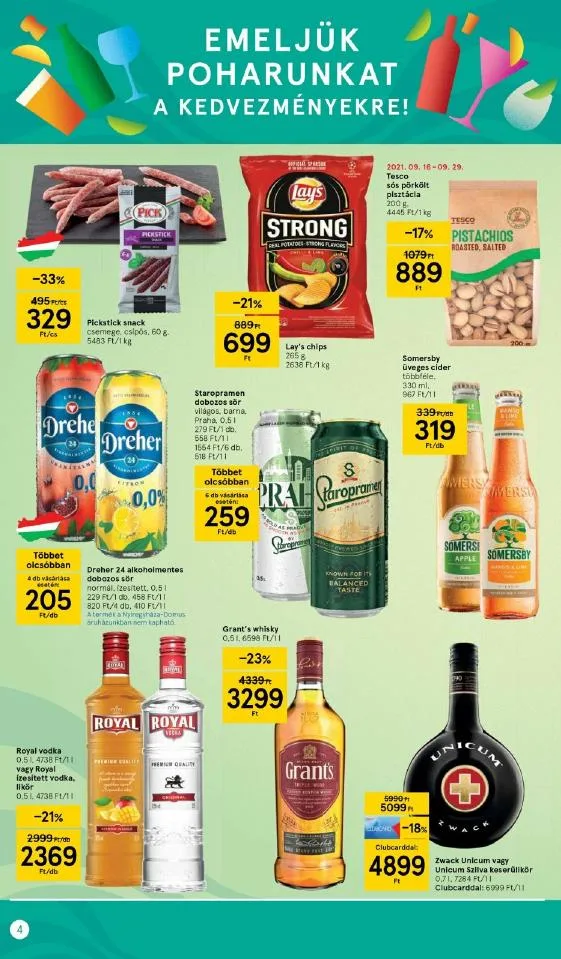 Tesco akciós újság Szupermarket 09.16–09.22 – 4. oldal