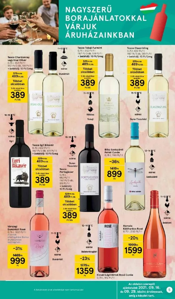 Tesco akciós újság Szupermarket 09.16–09.22 – 5. oldal
