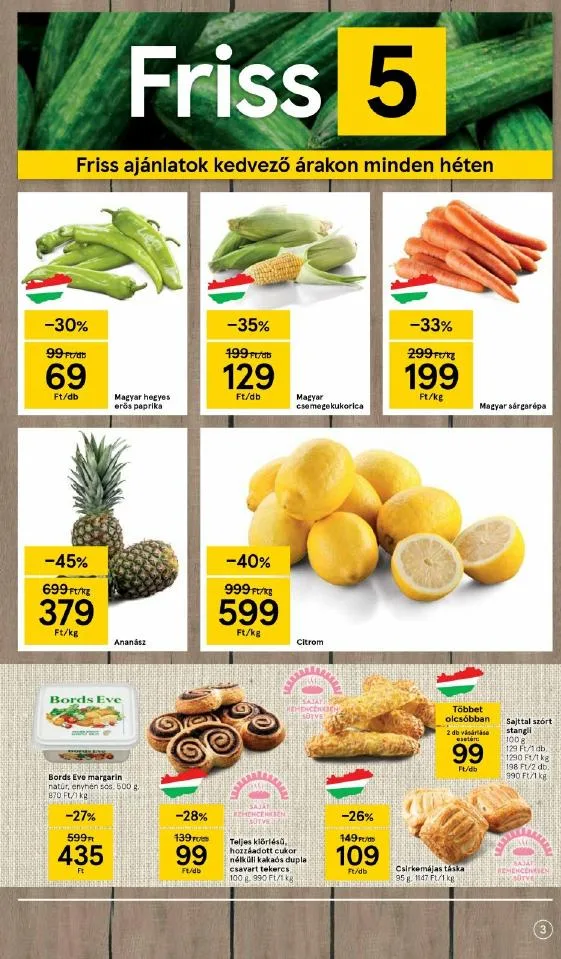 Tesco akciós újság Szupermarket 09.23–09.29 – 3. oldal