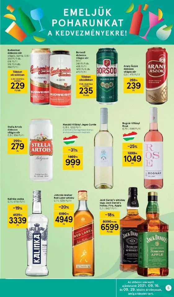 Tesco akciós újság Szupermarket 09.23–09.29 – 5. oldal
