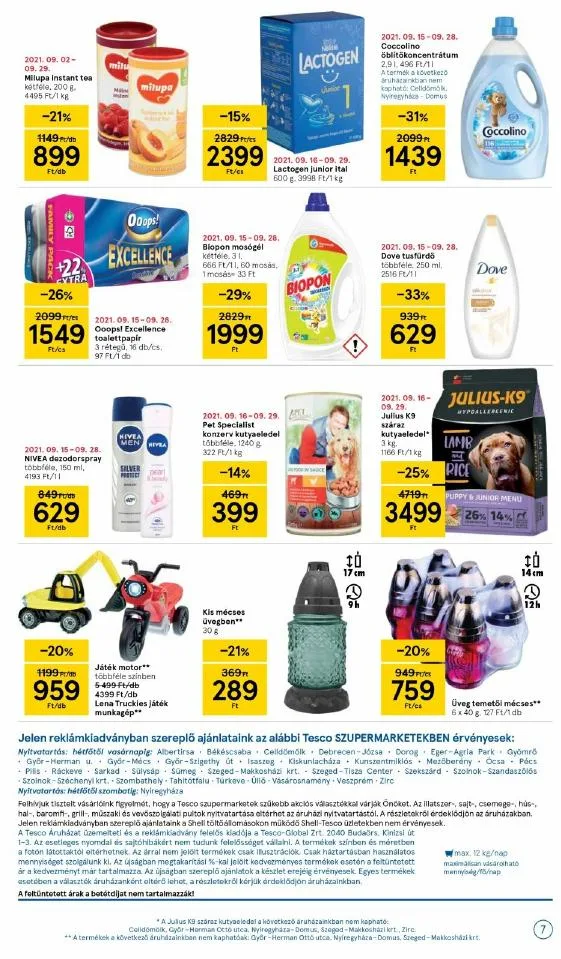 Tesco akciós újság Szupermarket 09.23–09.29 – 7. oldal