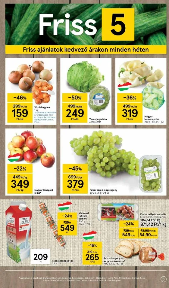 Tesco akciós újság Szupermarket 09.30–10.06 – 3. oldal
