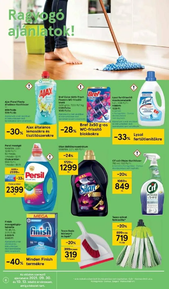 Tesco akciós újság Szupermarket 09.30–10.06 – 6. oldal