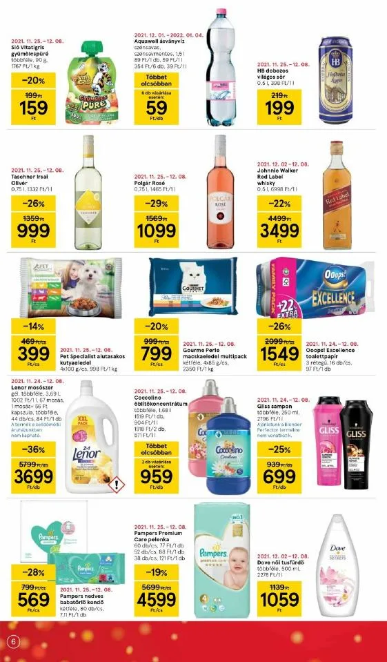 Tesco akciós újság Szupermarket 12.02–12.08 – 6. oldal