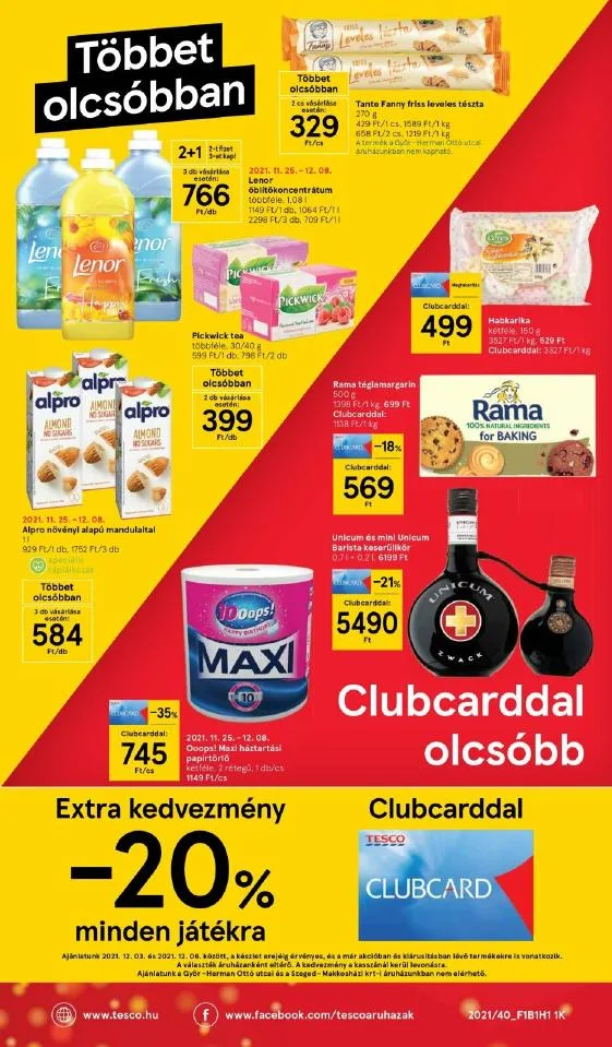 Tesco akciós újság Szupermarket 12.02–12.08 – 8. oldal