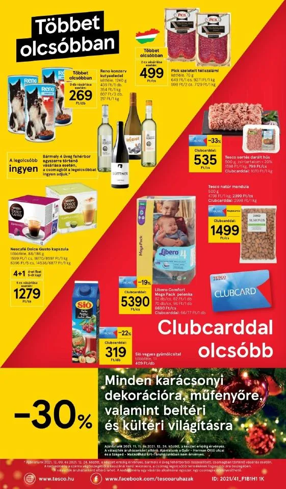 Tesco akciós újság Szupermarket 12.09–12.15 – 8. oldal