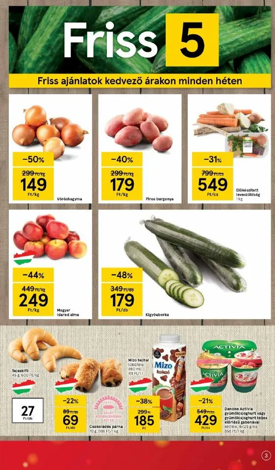 Tesco akciós újság Szupermarket 12.16–12.24 – 3. oldal
