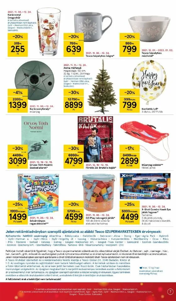 Tesco akciós újság Szupermarket 12.16–12.24 – 7. oldal