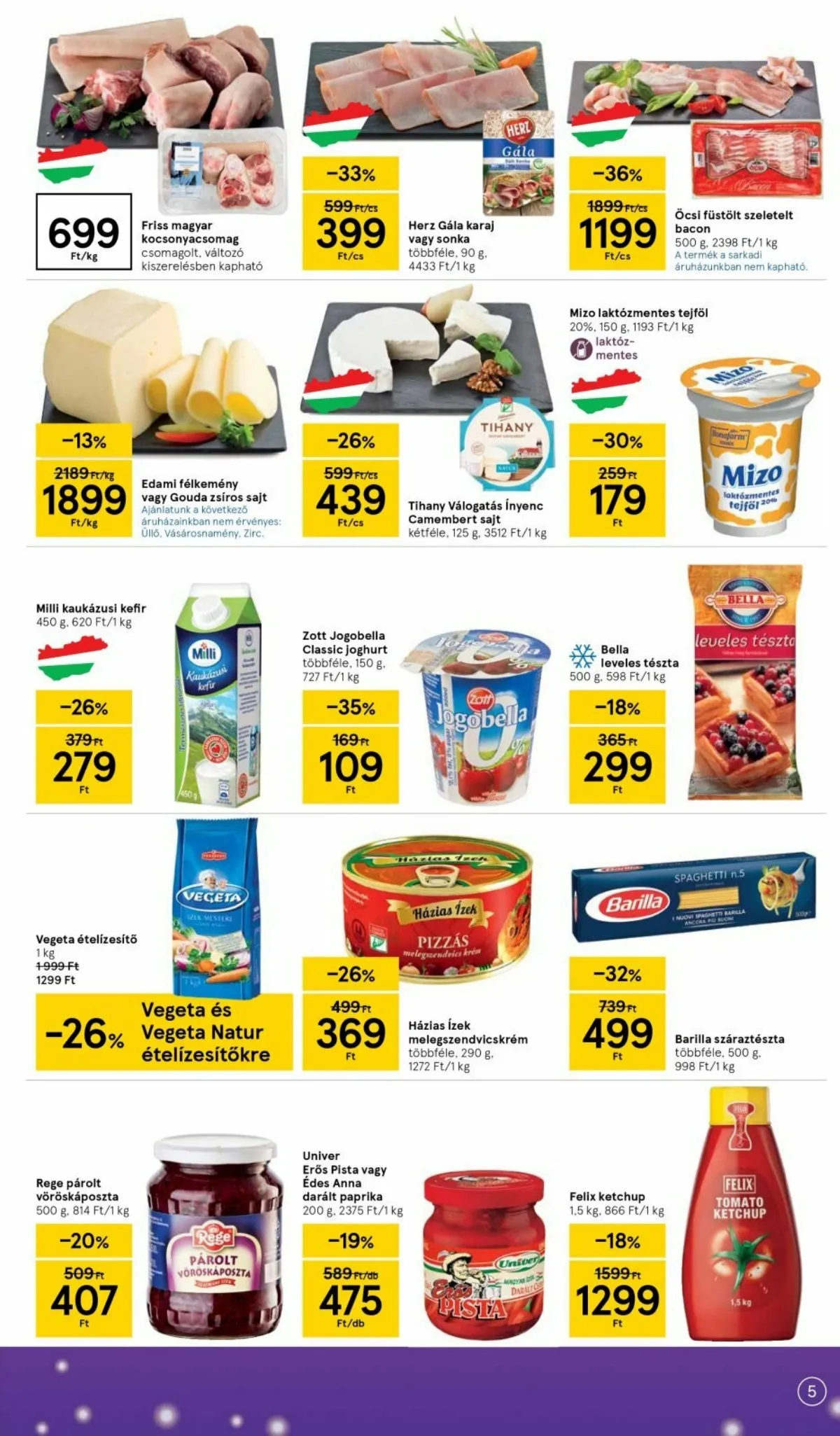 Tesco akciós újság Szupermarket 12.27–12.27 – 5. oldal