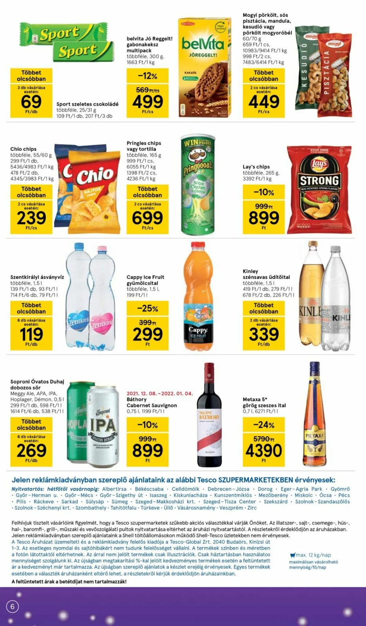 Tesco akciós újság Szupermarket 12.27–12.27 – 6. oldal