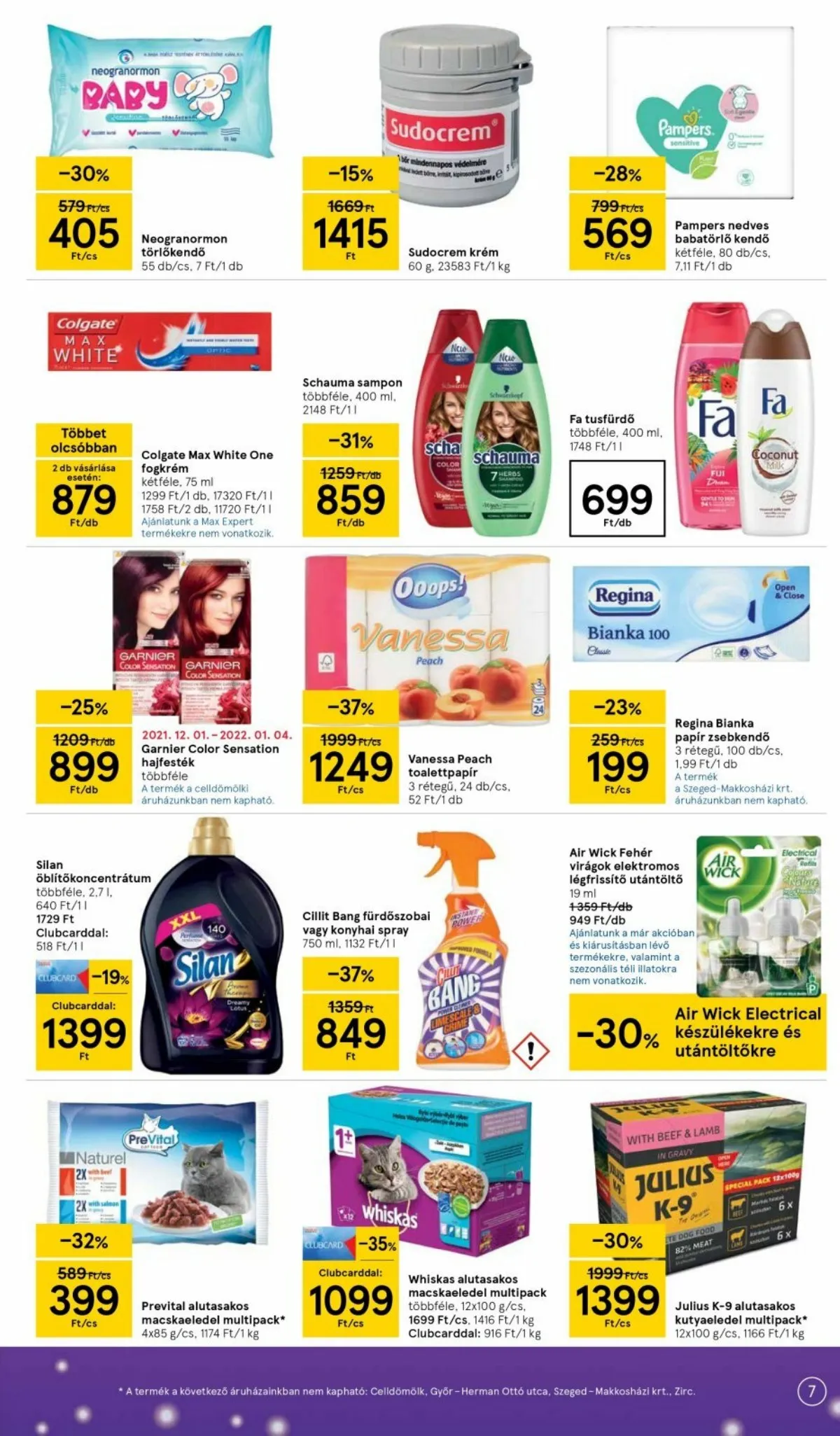 Tesco akciós újság Szupermarket 12.27–12.27 – 7. oldal
