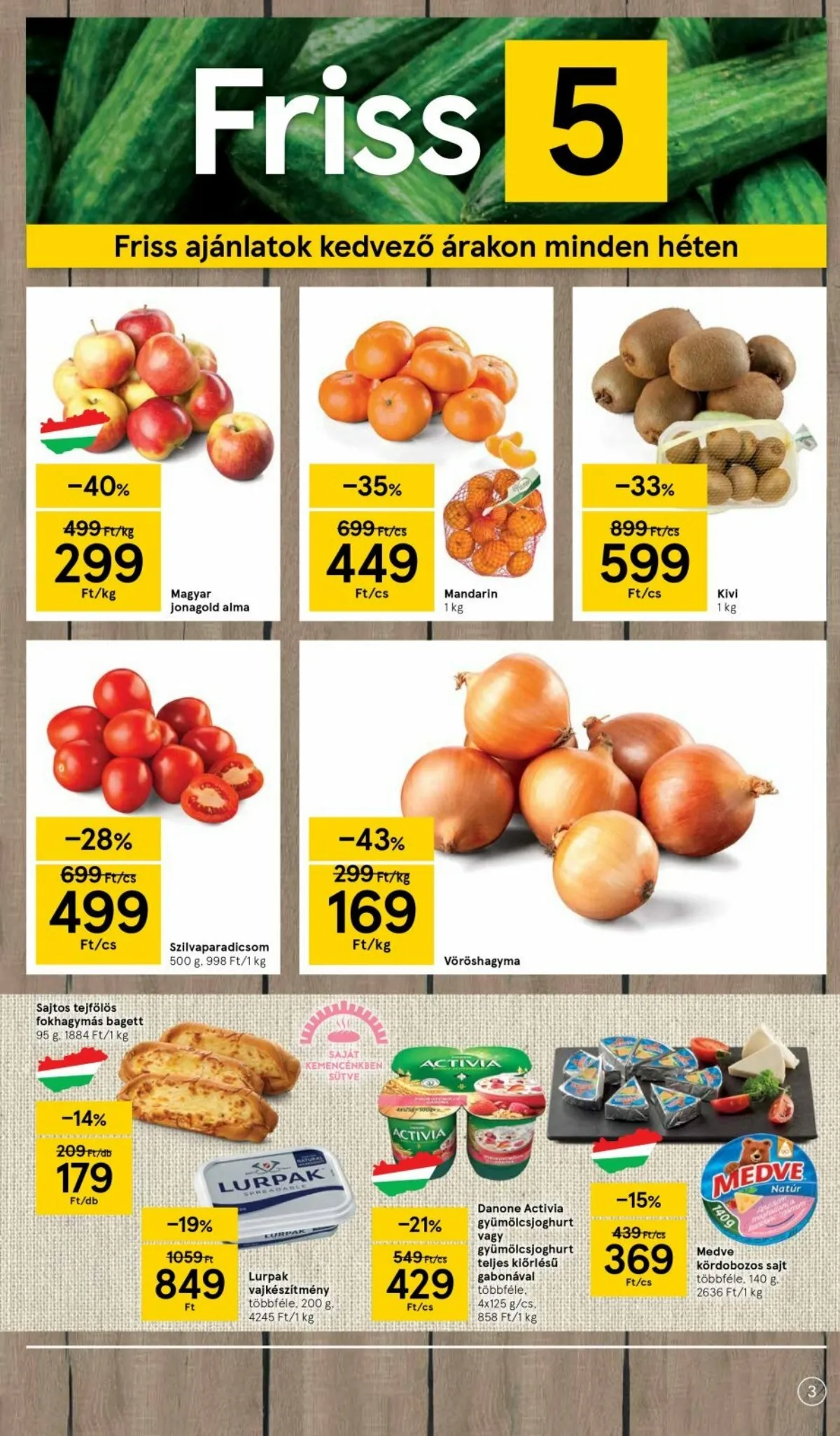 Tesco akciós újság Szupermarket 01.05–01.05 – 3. oldal