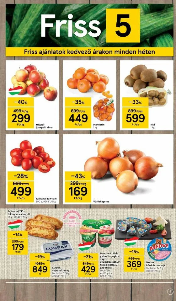 Tesco akciós újság Szupermarket 01.05–01.12 – 3. oldal