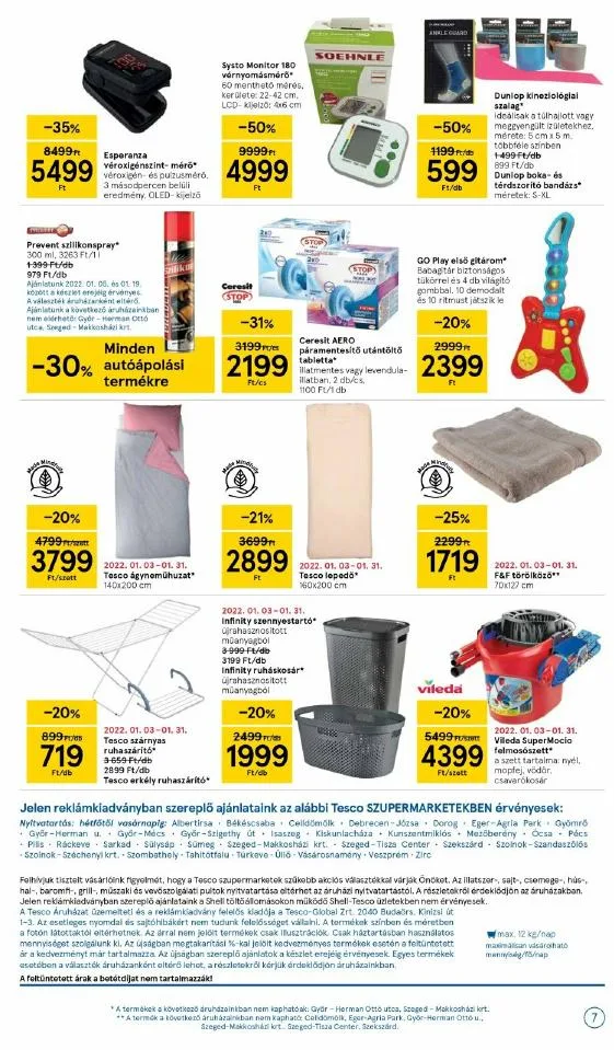 Tesco akciós újság Szupermarket 01.05–01.12 – 7. oldal