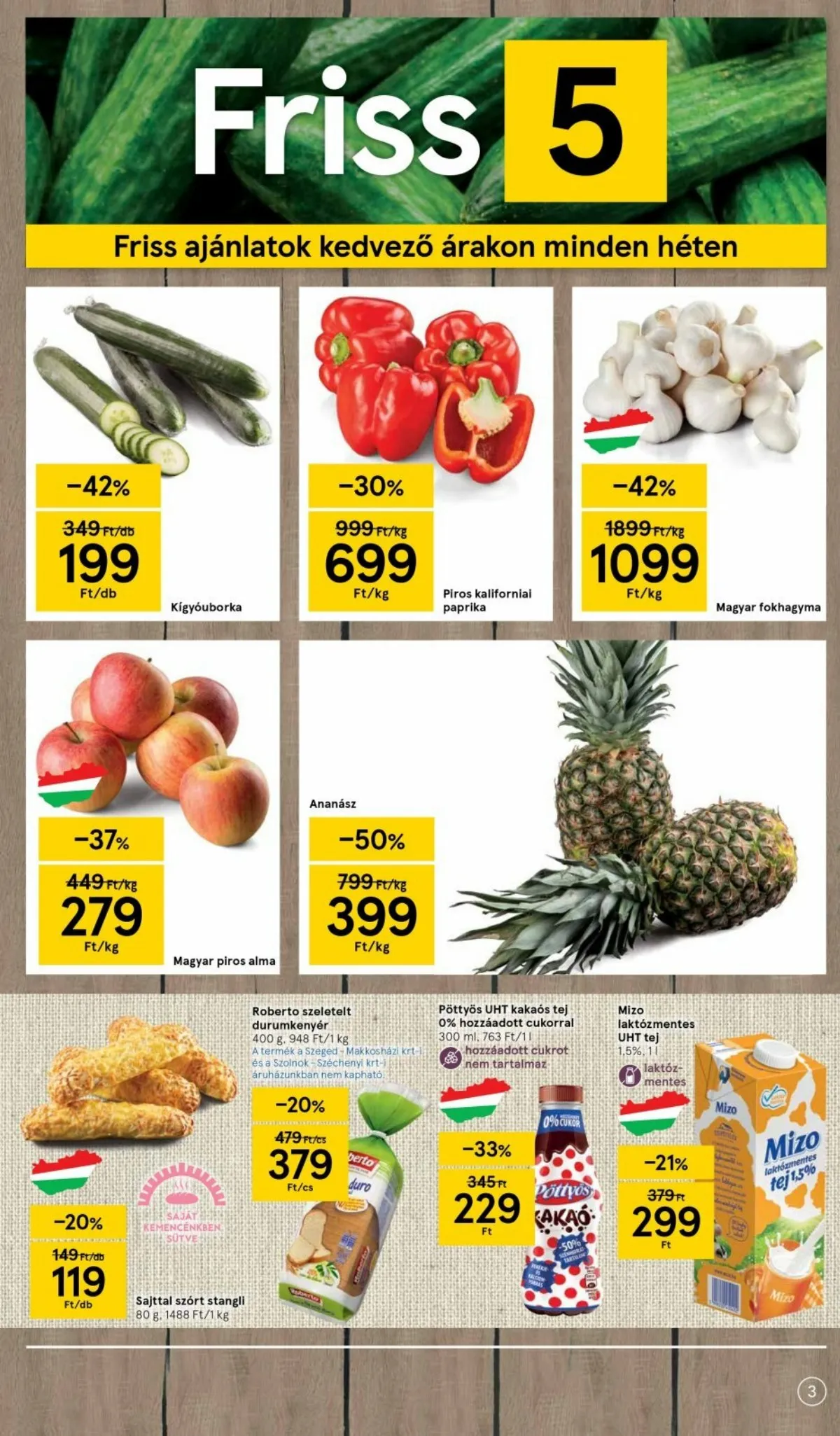 Tesco akciós újság Szupermarket 01.13–01.13 – 3. oldal