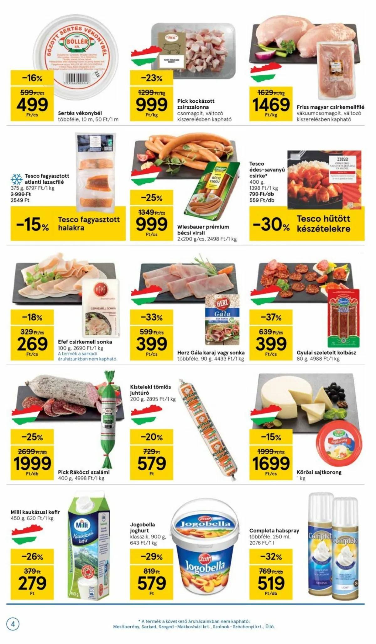 Tesco akciós újság Szupermarket 01.13–01.13 – 4. oldal