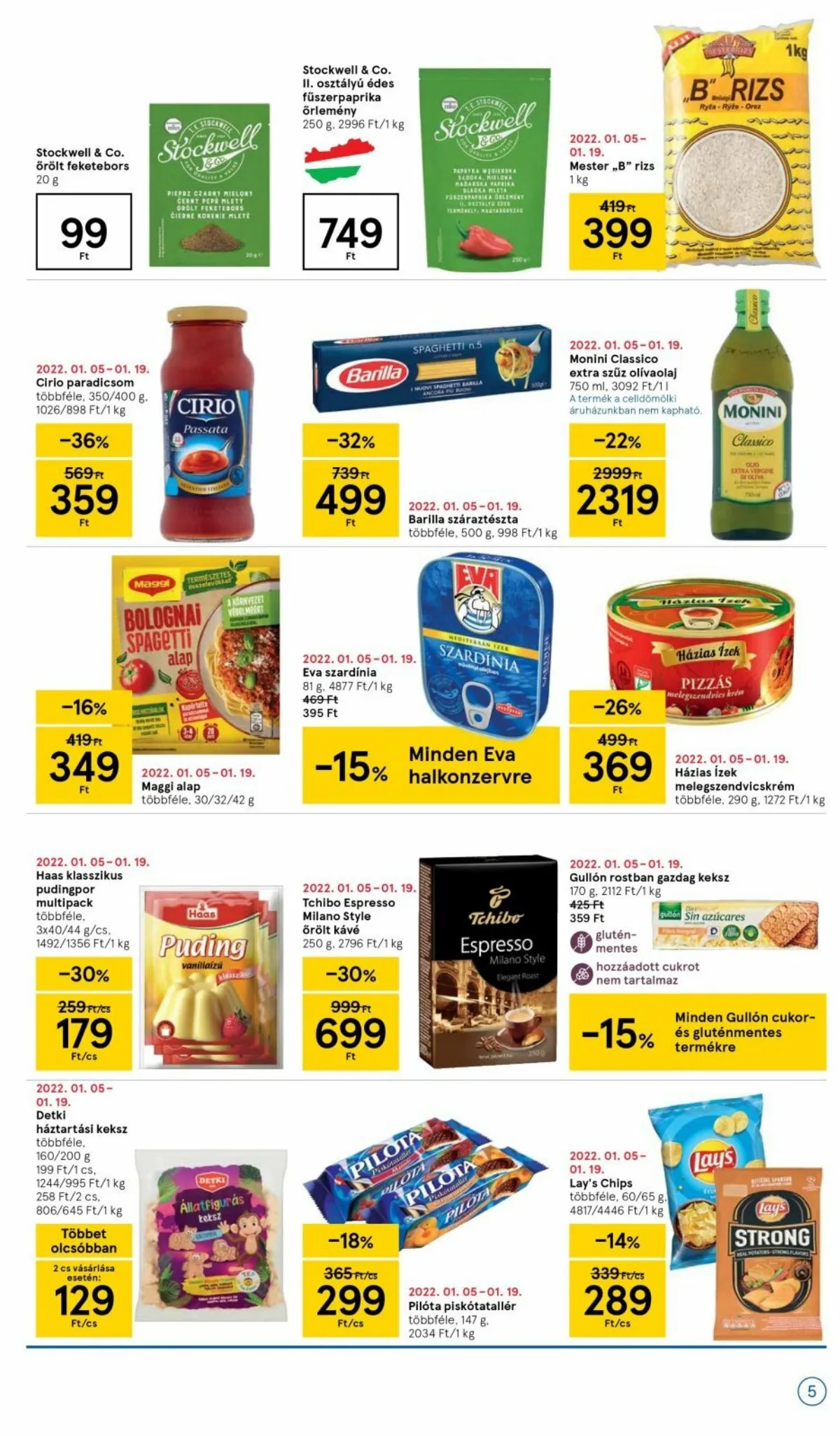 Tesco akciós újság Szupermarket 01.13–01.13 – 5. oldal