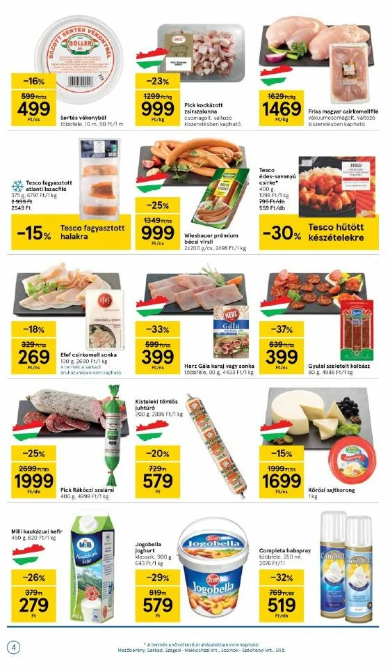 Tesco akciós újság Szupermarket 01.13–01.19 – 4. oldal