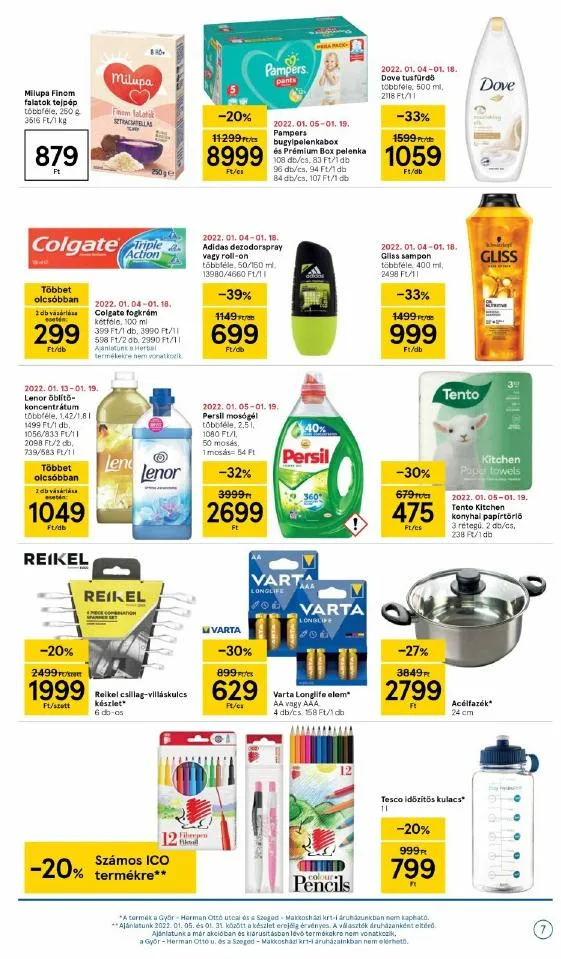 Tesco akciós újság Szupermarket 01.13–01.19 – 7. oldal