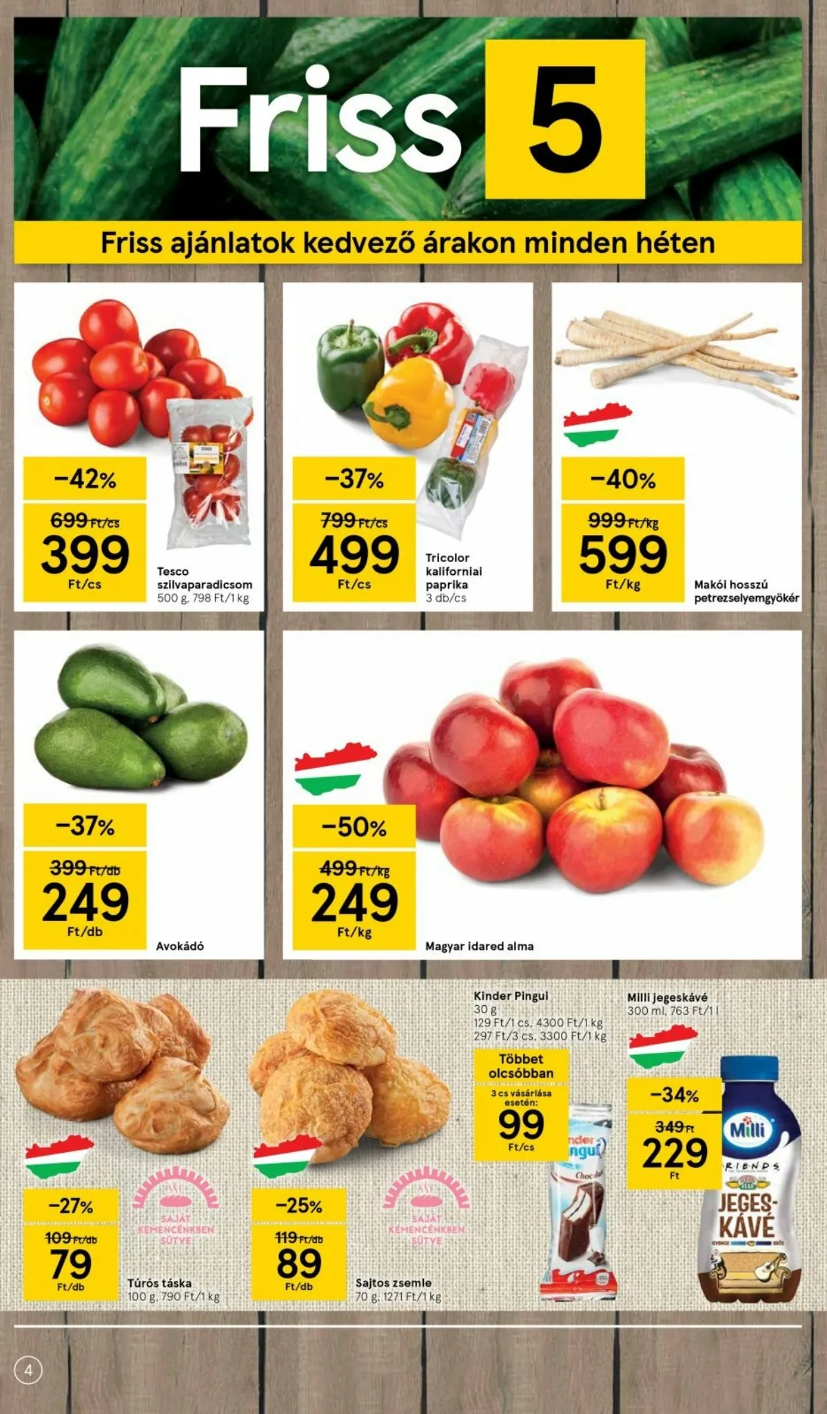Tesco akciós újság Szupermarket 01.20–01.20 – 4. oldal