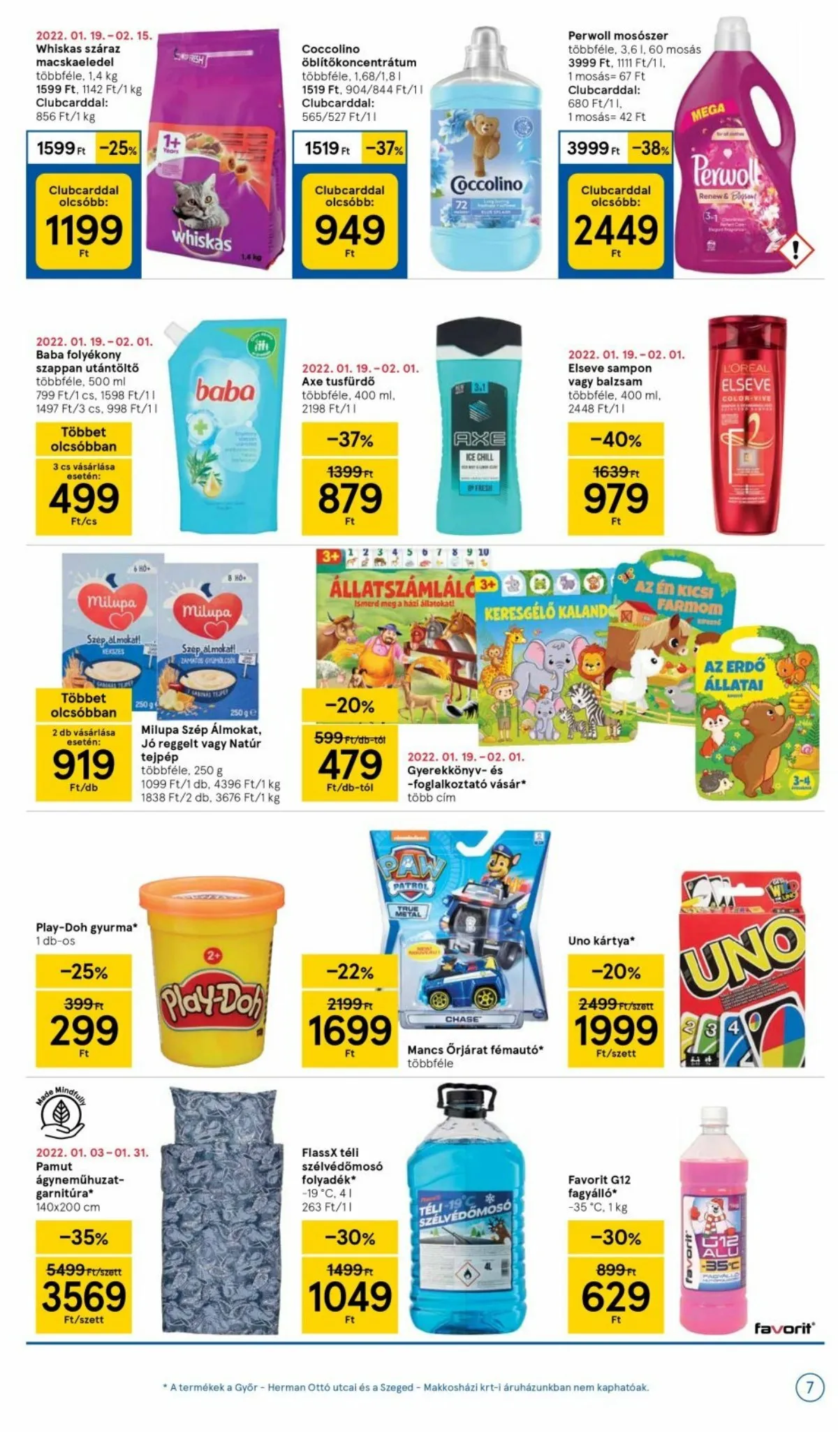 Tesco akciós újság Szupermarket 01.20–01.20 – 7. oldal