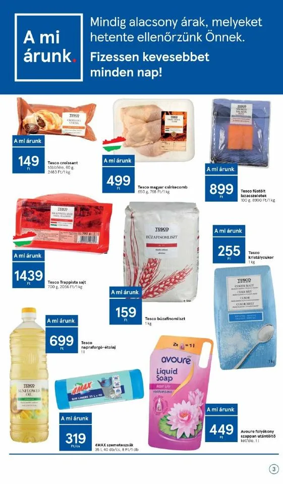 Tesco akciós újság Szupermarket 01.20–01.26 – 3. oldal