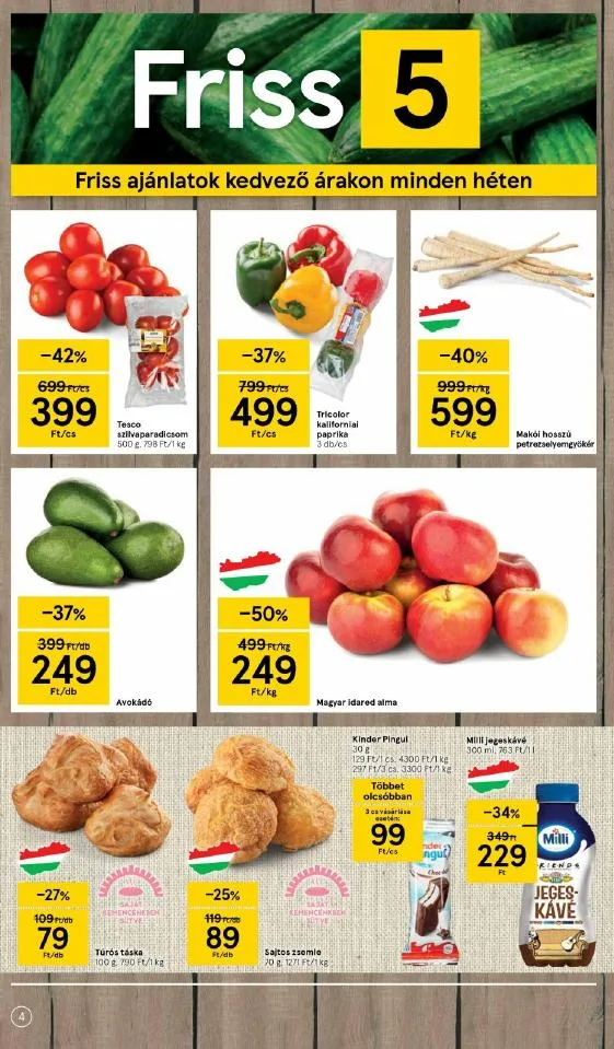 Tesco akciós újság Szupermarket 01.20–01.26 – 4. oldal