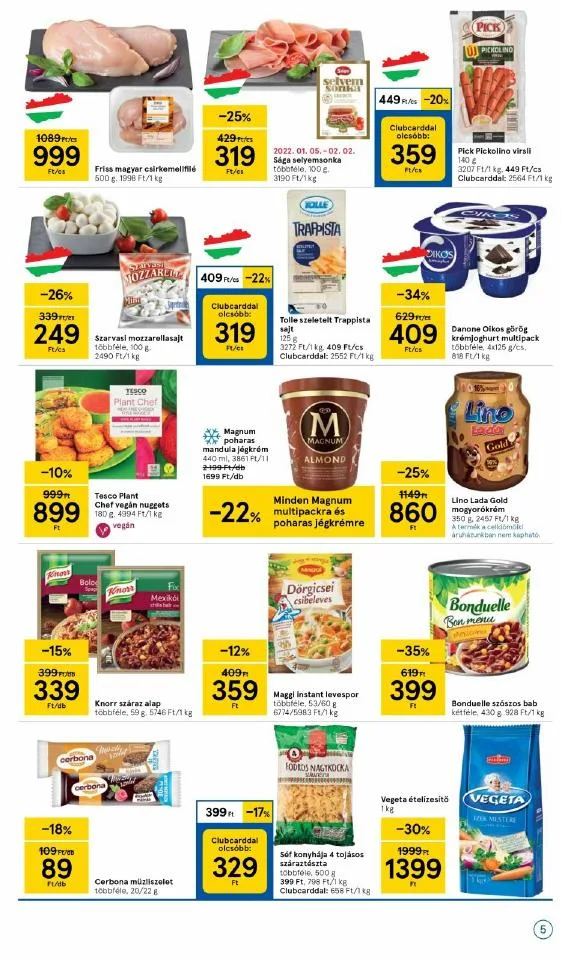 Tesco akciós újság Szupermarket 01.20–01.26 – 5. oldal