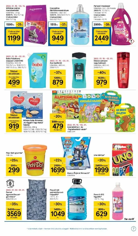 Tesco akciós újság Szupermarket 01.20–01.26 – 7. oldal