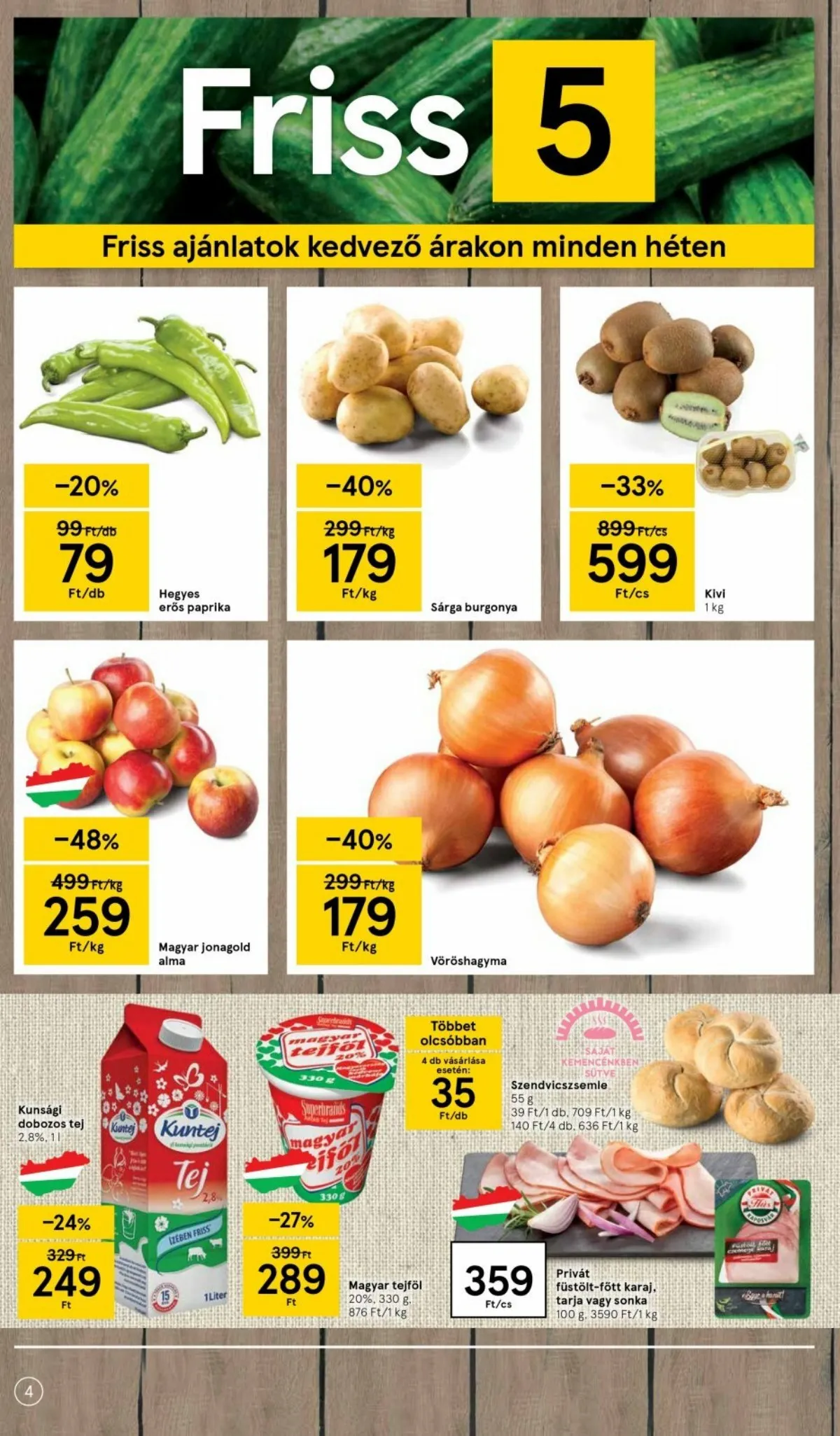Tesco akciós újság Szupermarket 01.27–02.02 – 4. oldal
