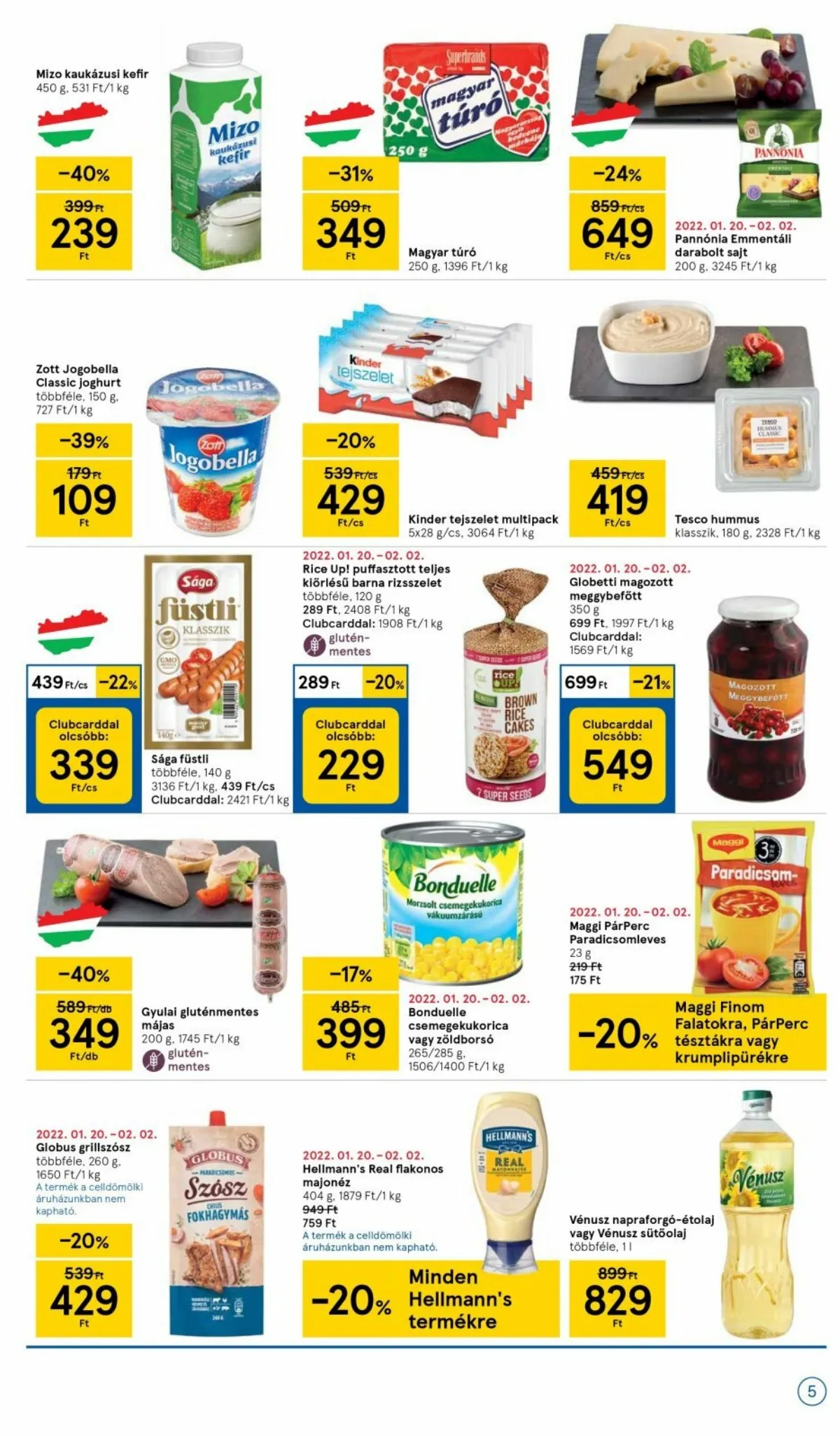 Tesco akciós újság Szupermarket 01.27–02.02 – 5. oldal