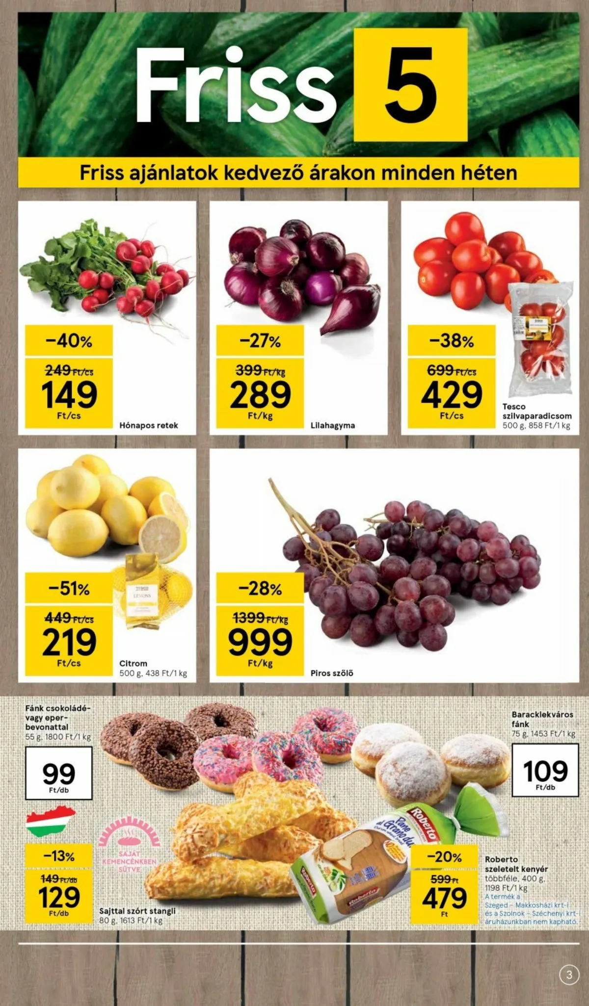 Tesco akciós újság Szupermarket 02.03–02.09 – 3. oldal