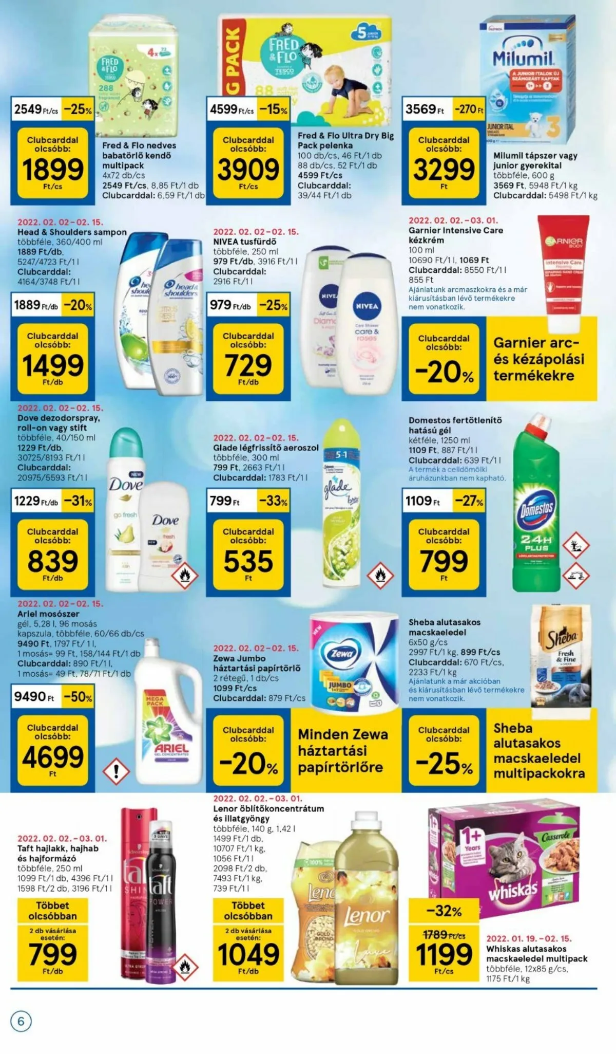 Tesco akciós újság Szupermarket 02.03–02.09 – 6. oldal