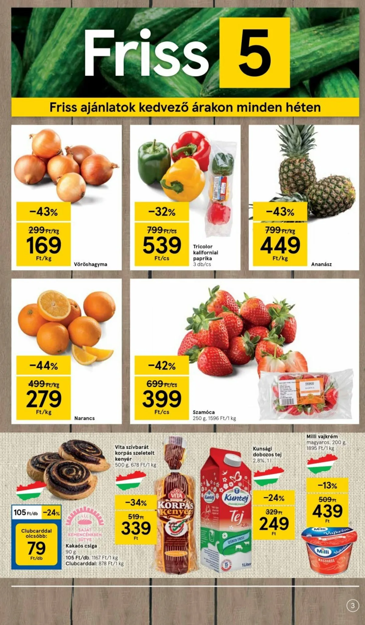 Tesco akciós újság Szupermarket 02.10–02.16 – 3. oldal