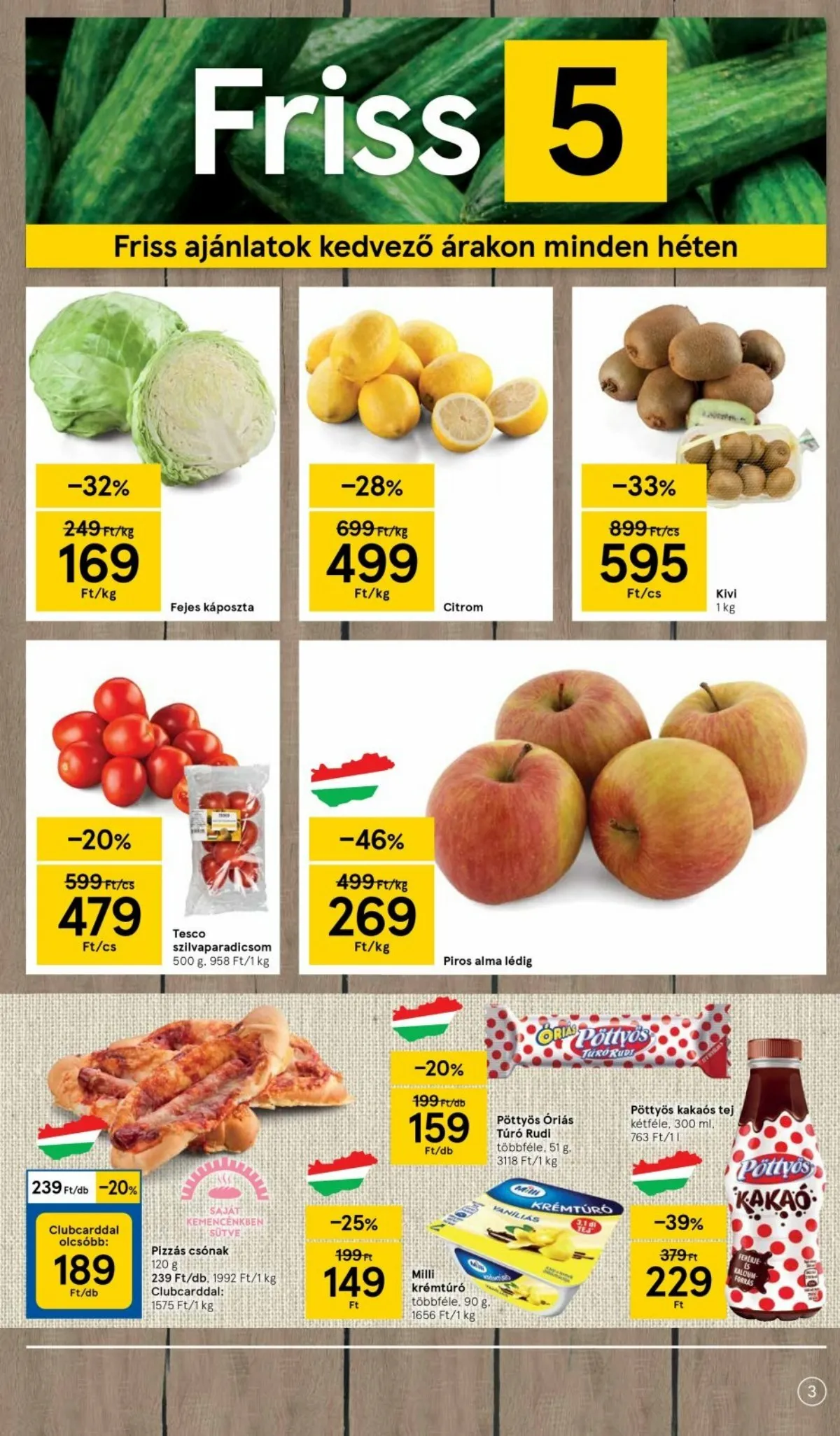 Tesco akciós újság Szupermarket 02.17–02.23 – 3. oldal