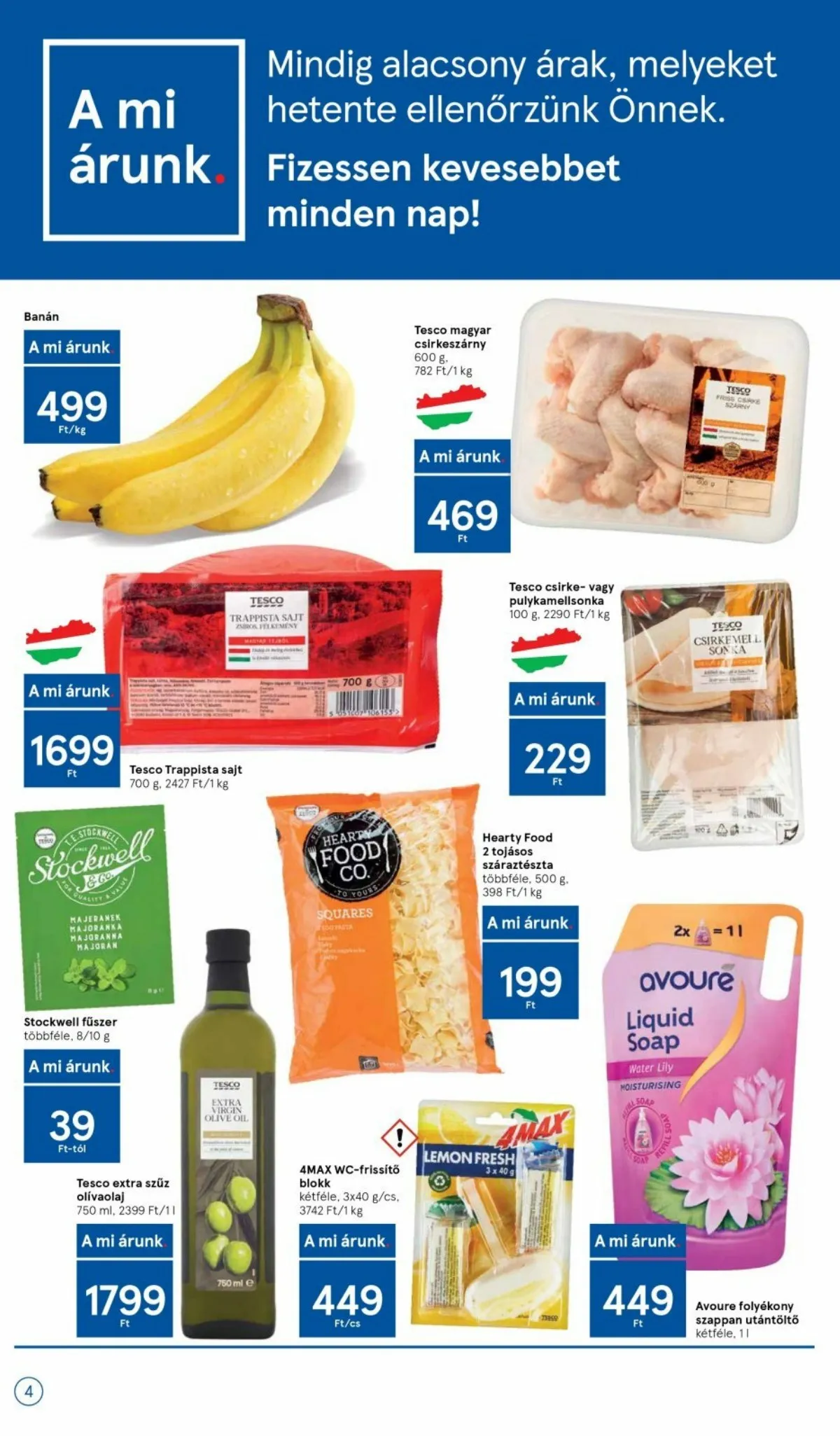 Tesco akciós újság Szupermarket 02.17–02.23 – 4. oldal