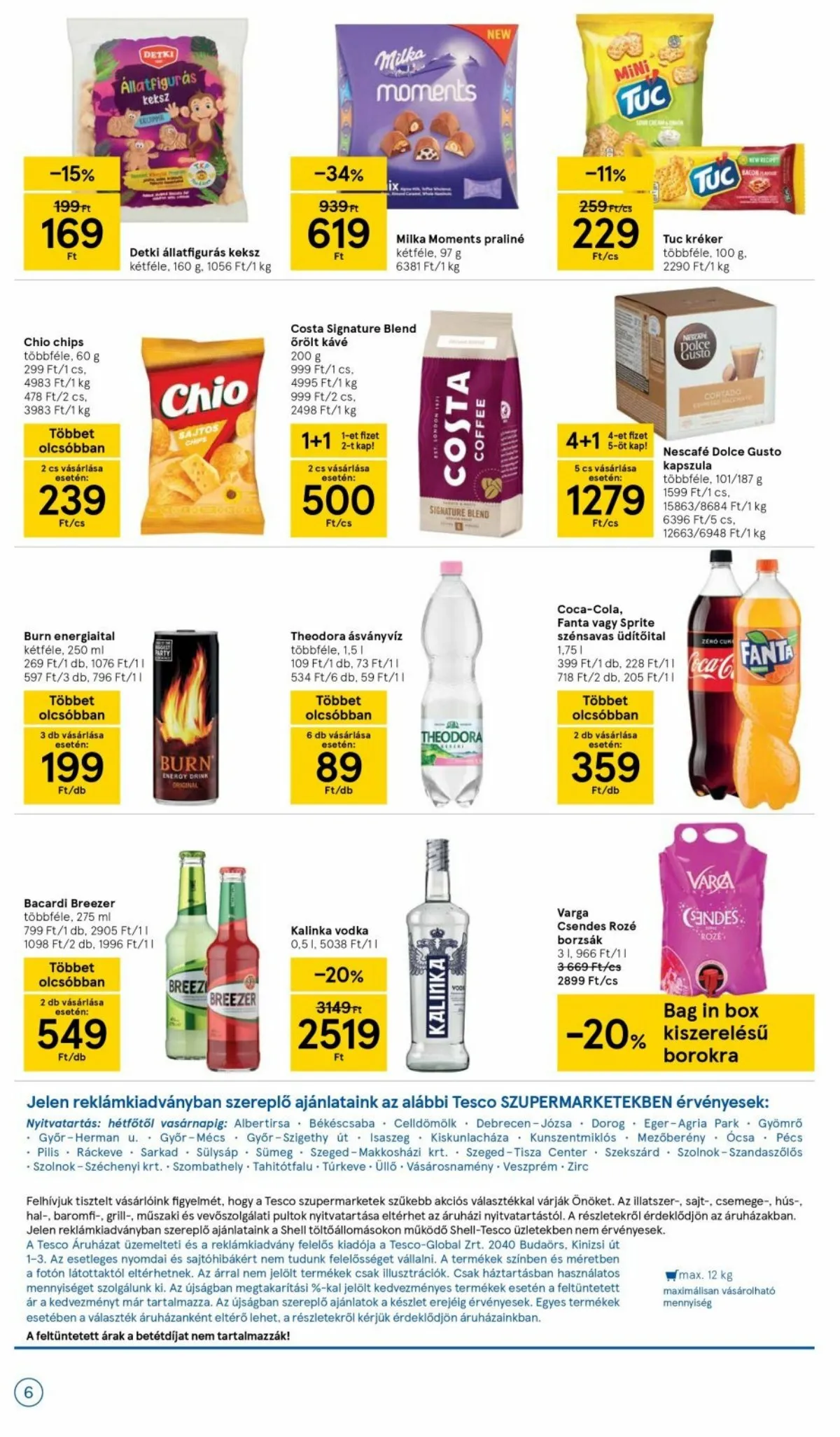 Tesco akciós újság Szupermarket 02.17–02.23 – 6. oldal