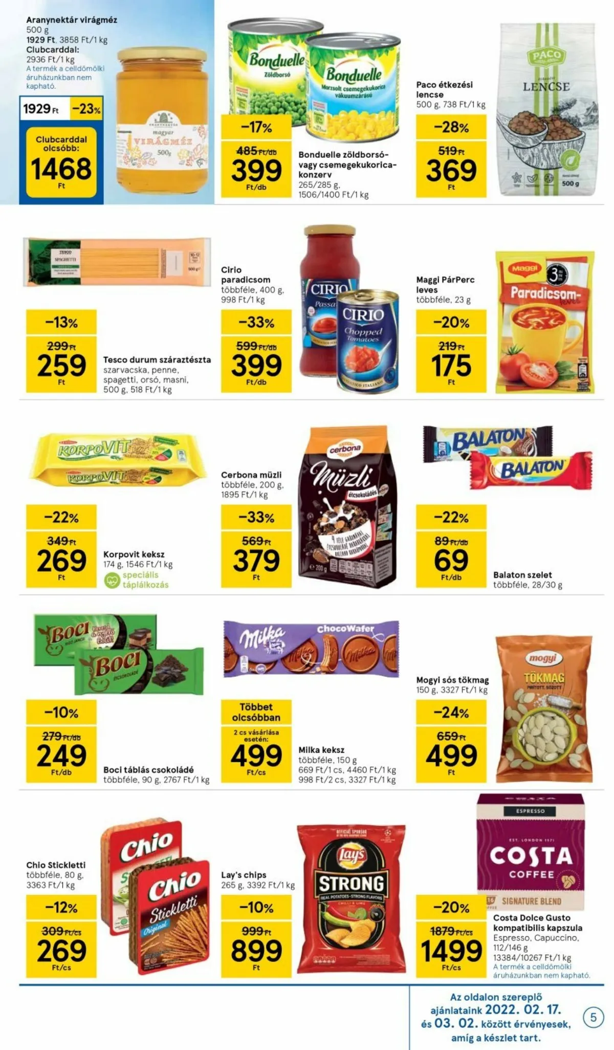Tesco akciós újság Szupermarket 02.24–03.02 – 5. oldal