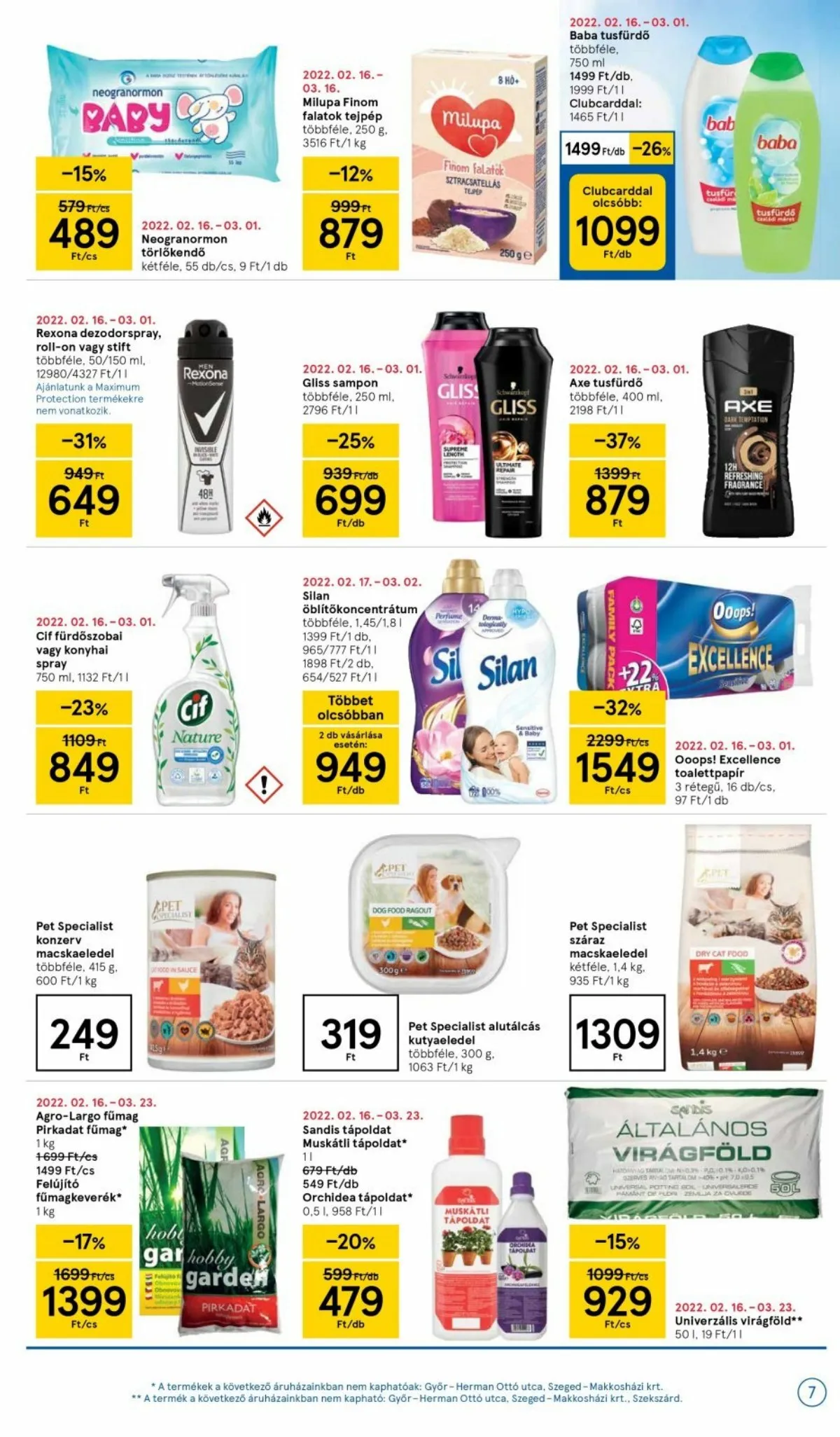 Tesco akciós újság Szupermarket 02.24–03.02 – 7. oldal