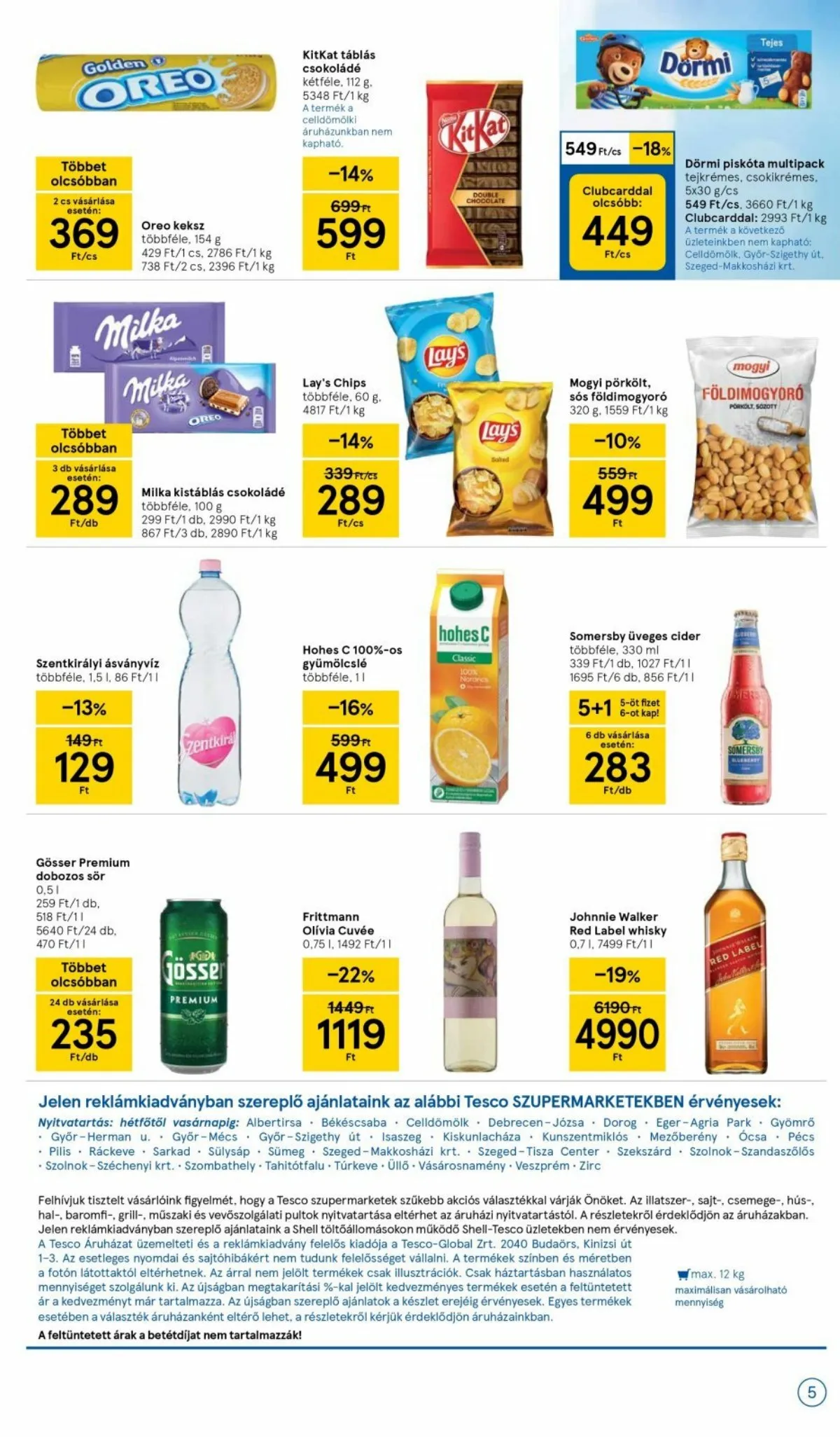 Tesco akciós újság Szupermarket 03.03–03.09 – 5. oldal
