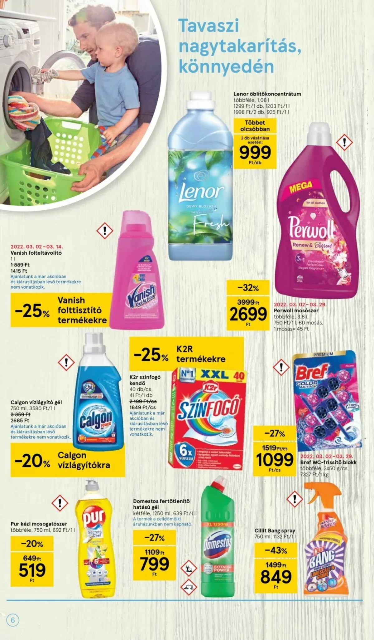 Tesco akciós újság Szupermarket 03.03–03.09 – 6. oldal