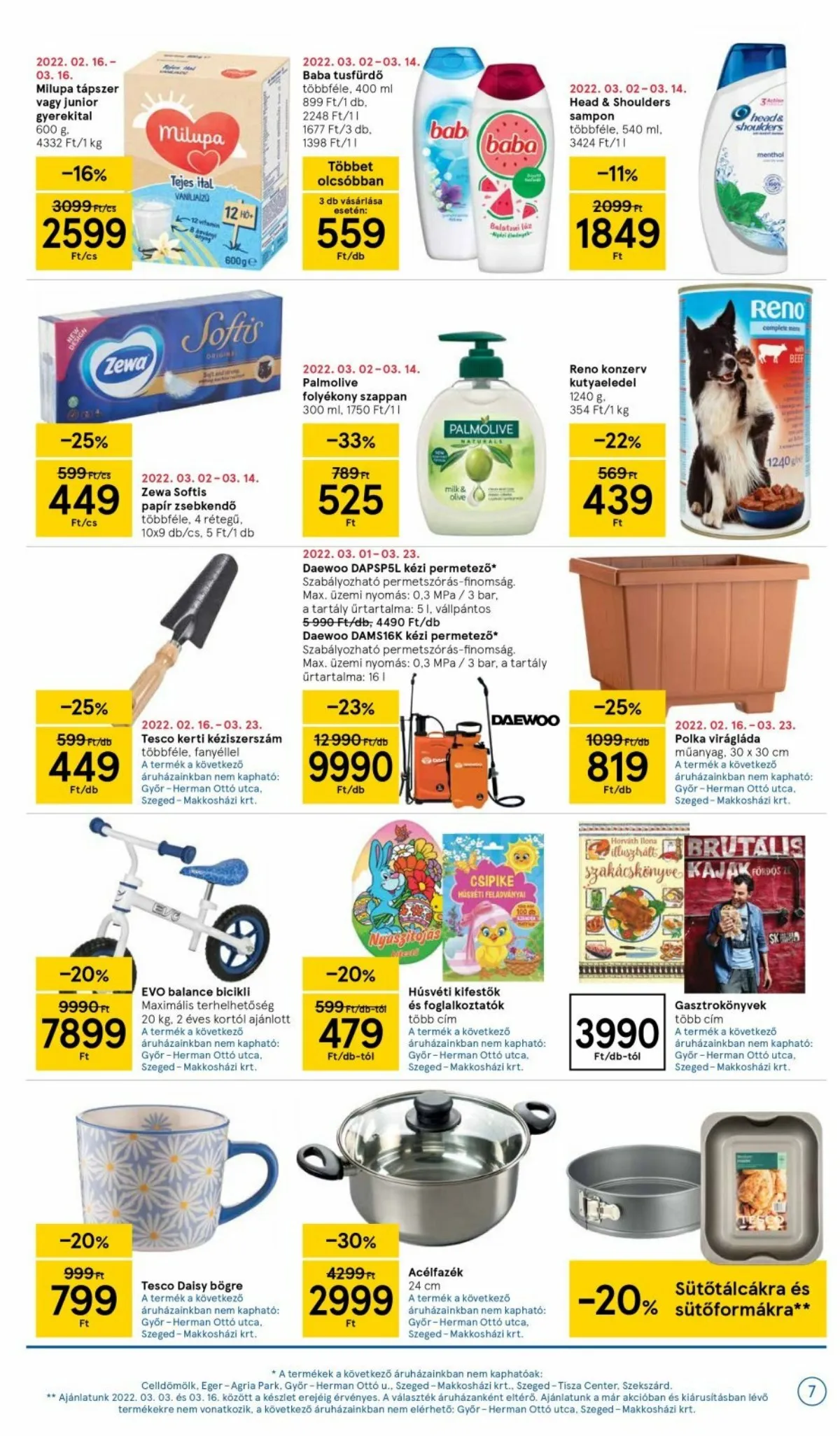 Tesco akciós újság Szupermarket 03.03–03.09 – 7. oldal