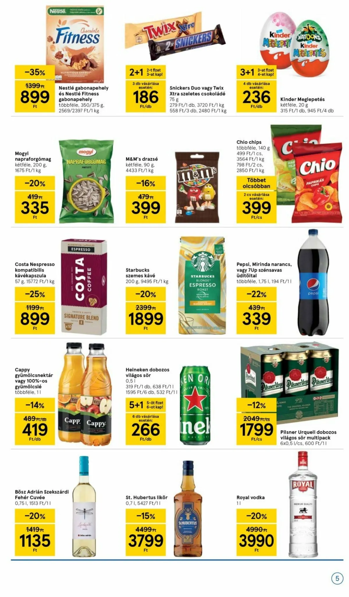 Tesco akciós újság Szupermarket 03.10–03.16 – 5. oldal