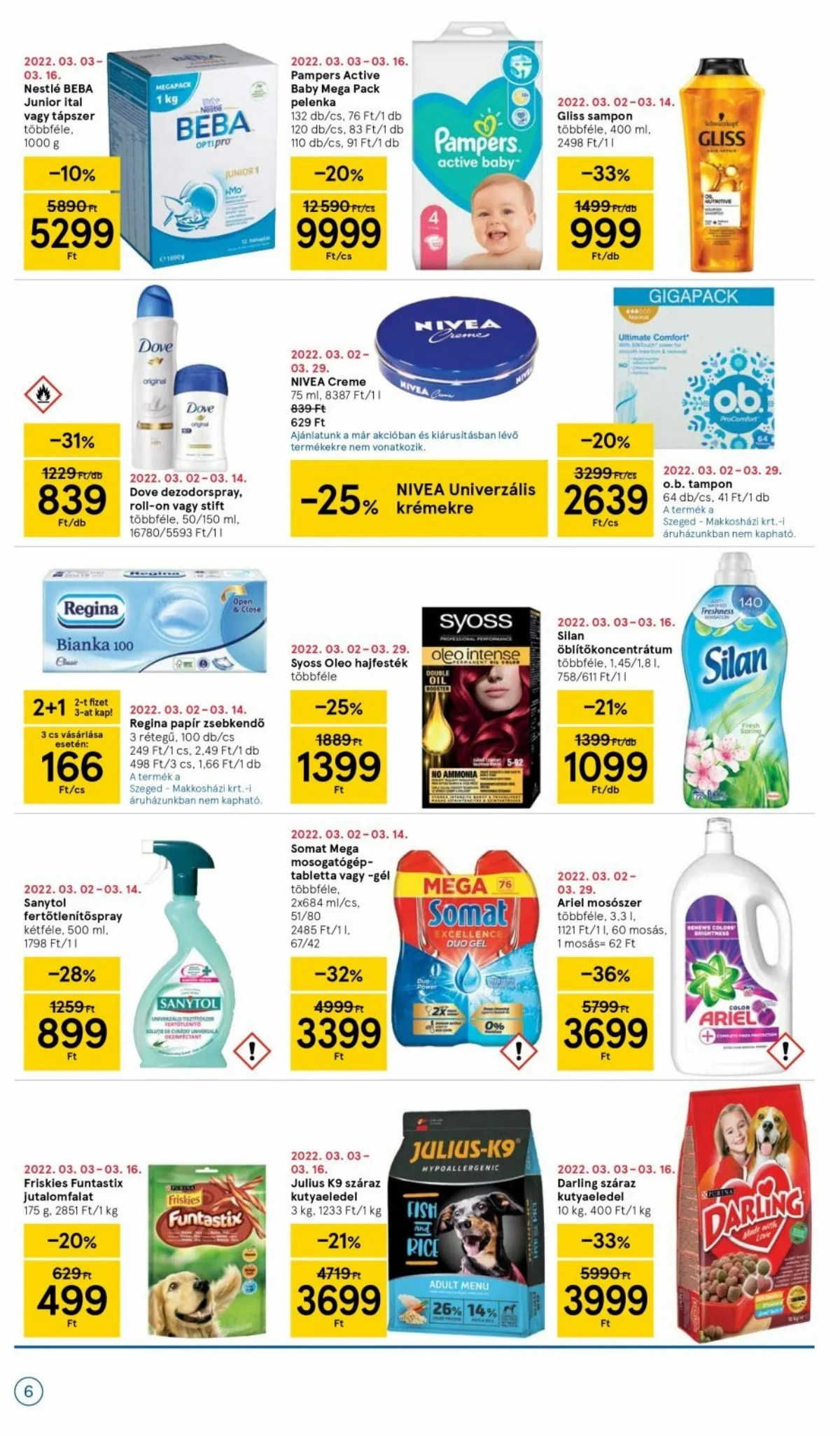 Tesco akciós újság Szupermarket 03.10–03.16 – 6. oldal