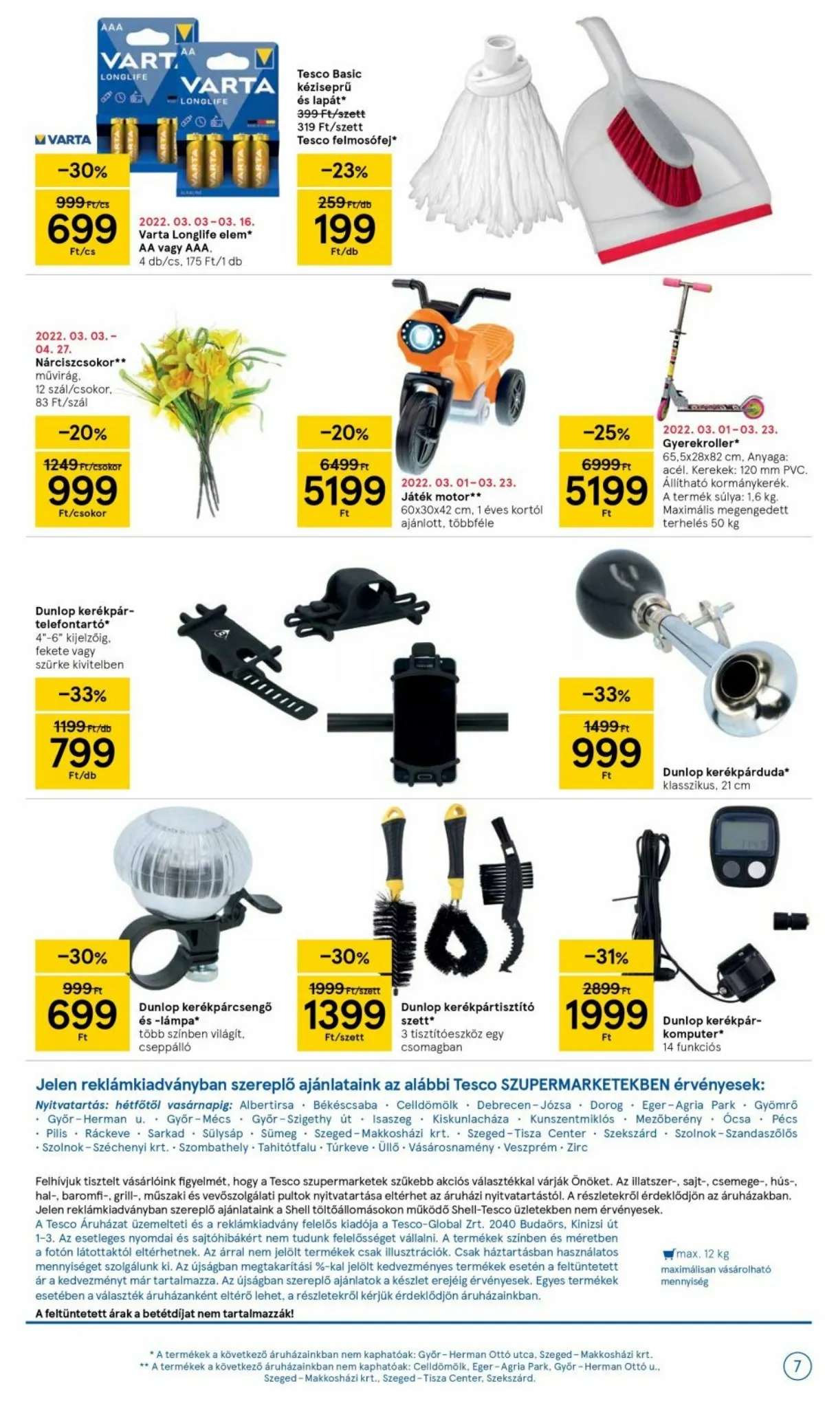 Tesco akciós újság Szupermarket 03.10–03.16 – 7. oldal