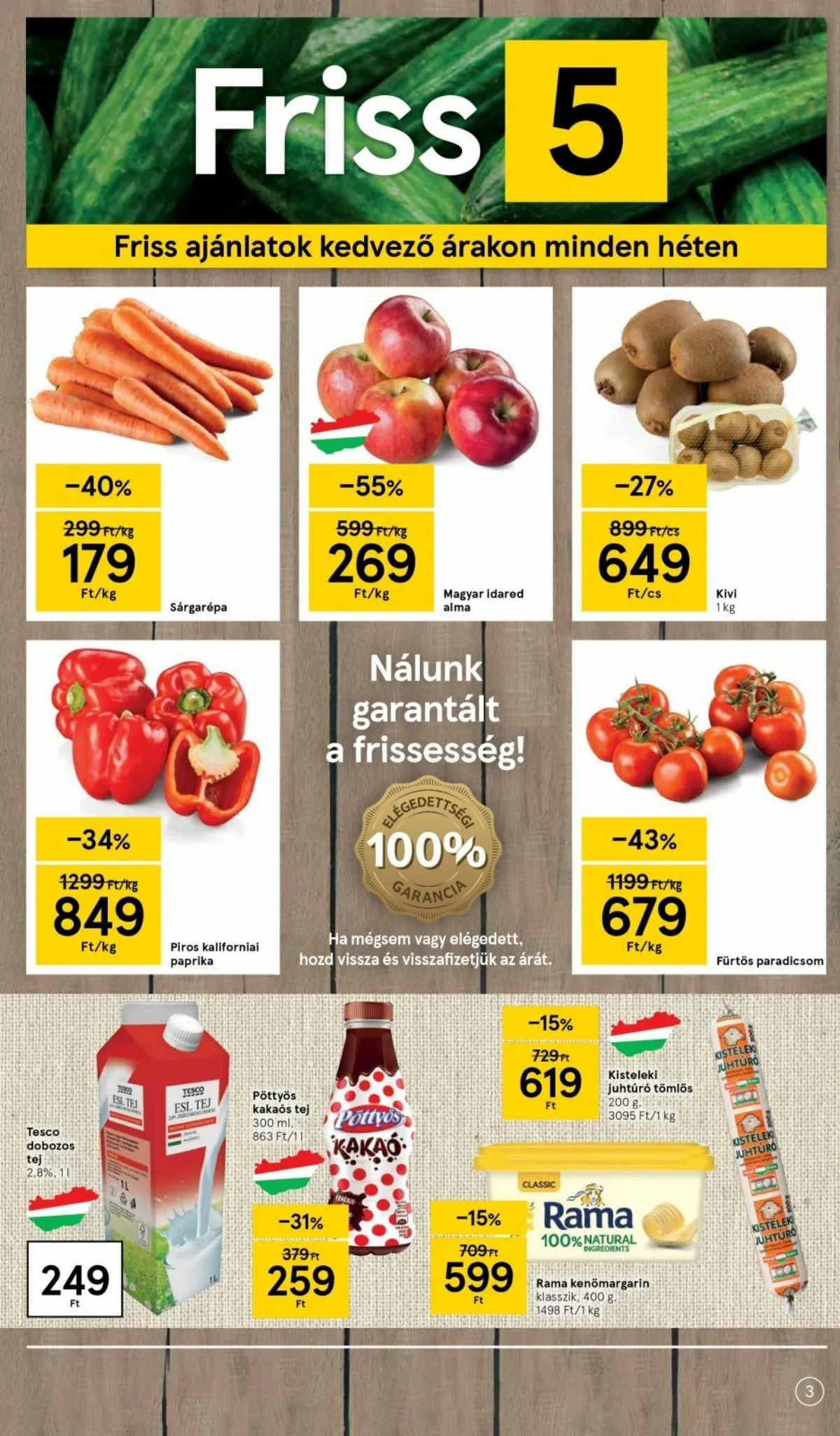 Tesco akciós újság Szupermarket 03.17–03.23 – 3. oldal