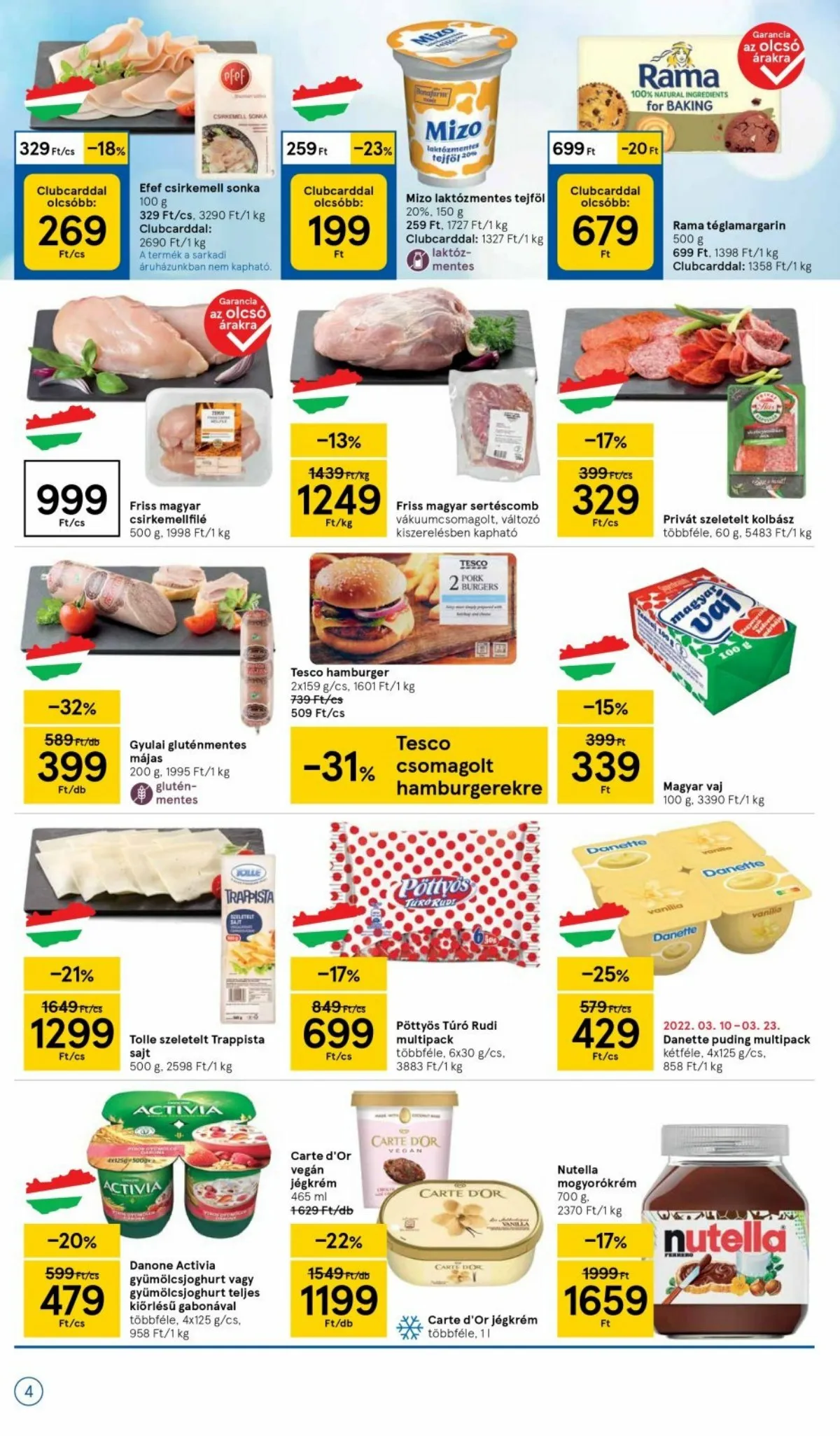 Tesco akciós újság Szupermarket 03.17–03.23 – 4. oldal